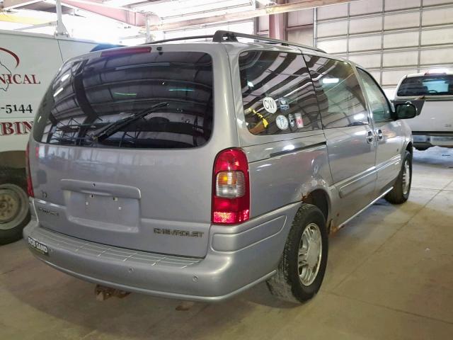 1GNDX13E61D151274 - 2001 CHEVROLET VENTURE LU SILVER photo 4