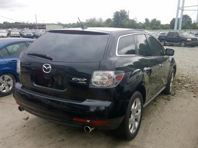 JM3ER4WL5A0310254 - 2010 MAZDA CX-7 BLACK photo 4