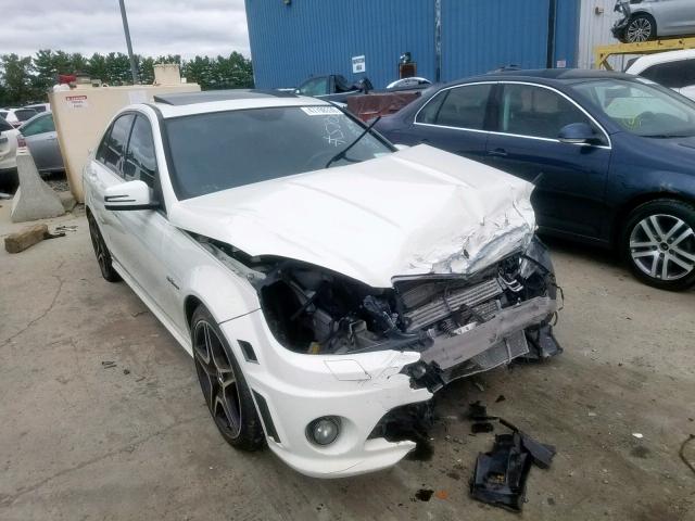 WDDGF7HB8BF555800 - 2011 MERCEDES-BENZ C 63 AMG WHITE photo 1