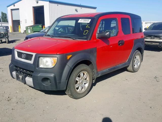 5J6YH18646L001048 - 2006 HONDA ELEMENT EX RED photo 2