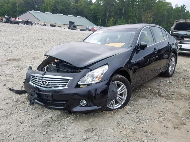 JN1CV6AR9DM758256 - 2013 INFINITI G37 BLACK photo 2