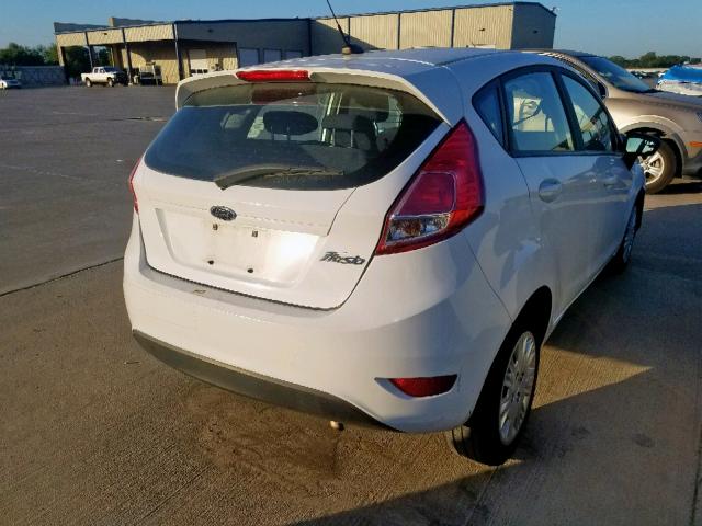 3FADP4TJXGM185728 - 2016 FORD FIESTA S WHITE photo 4