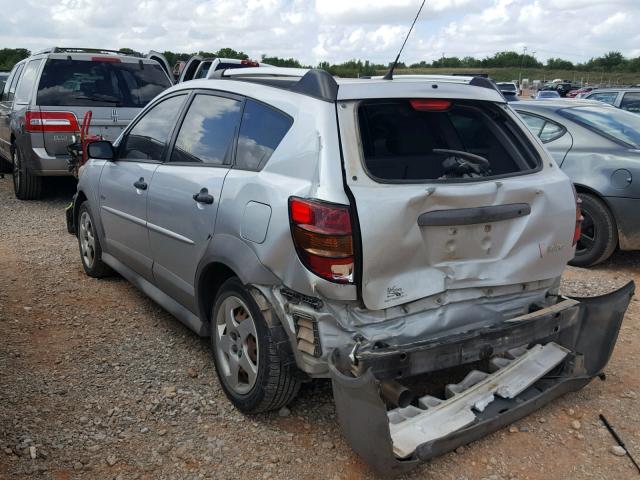 5Y2SL63865Z460643 - 2005 PONTIAC VIBE SILVER photo 3