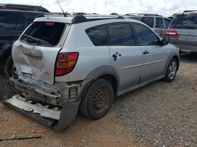 5Y2SL63865Z460643 - 2005 PONTIAC VIBE SILVER photo 4