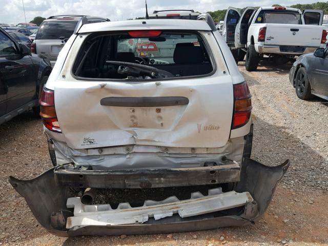 5Y2SL63865Z460643 - 2005 PONTIAC VIBE SILVER photo 9