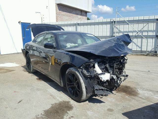 2C3CDXHG7GH127382 - 2016 DODGE CHARGER SX BLACK photo 1