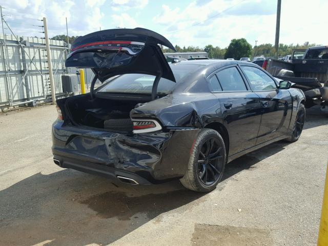 2C3CDXHG7GH127382 - 2016 DODGE CHARGER SX BLACK photo 4