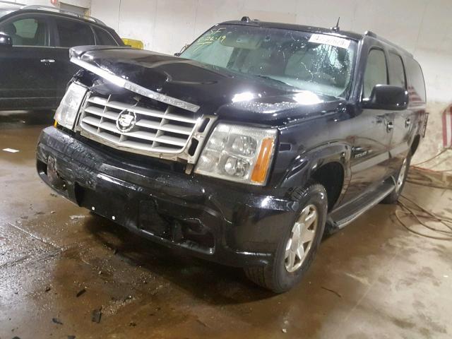 3GYFK66N44G141501 - 2004 CADILLAC ESCALADE E BLACK photo 2