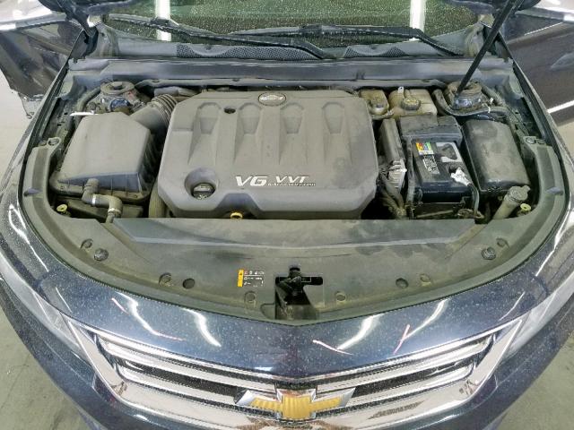 2G1155S36E9218573 - 2014 CHEVROLET IMPALA LTZ BLACK photo 7