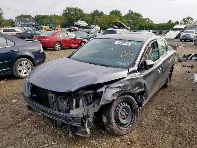 3N1AB7AP0JY247371 - 2018 NISSAN SENTRA S GRAY photo 2