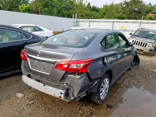 3N1AB7AP0JY247371 - 2018 NISSAN SENTRA S GRAY photo 4