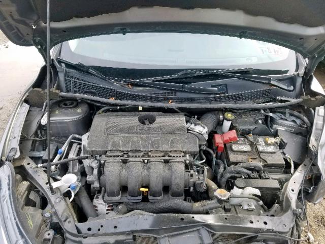 3N1AB7AP0JY247371 - 2018 NISSAN SENTRA S GRAY photo 7