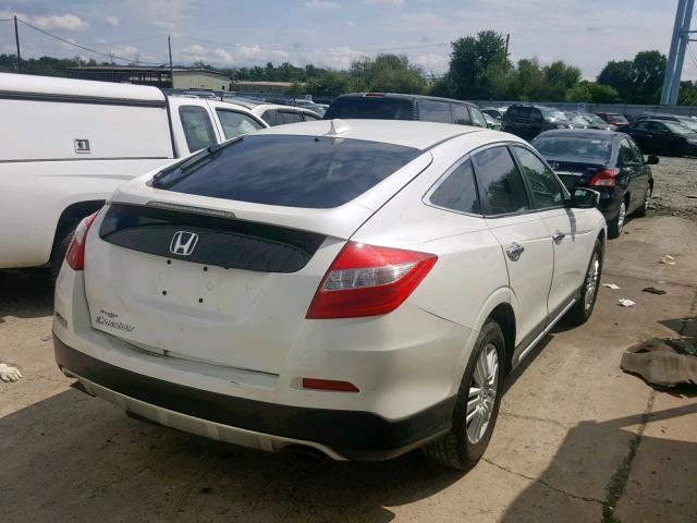 5J6TF3H38DL000516 - 2013 HONDA CROSSTOUR WHITE photo 4