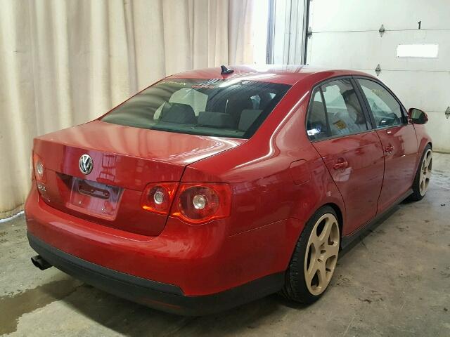 3VWTJ71K67M056712 - 2007 VOLKSWAGEN JETTA GLI RED photo 4