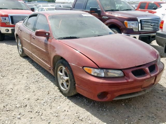 1G2WP52K9YF327804 - 2000 PONTIAC GRAND PRIX MAROON photo 1