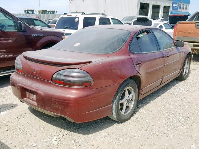 1G2WP52K9YF327804 - 2000 PONTIAC GRAND PRIX MAROON photo 4