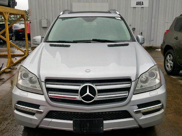 4JGBF7BE8CA779232 - 2012 MERCEDES-BENZ GL 450 4MA SILVER photo 9