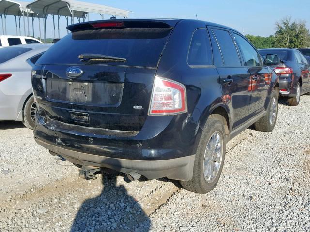 2FMDK38C48BB33796 - 2008 FORD EDGE SEL BLACK photo 4