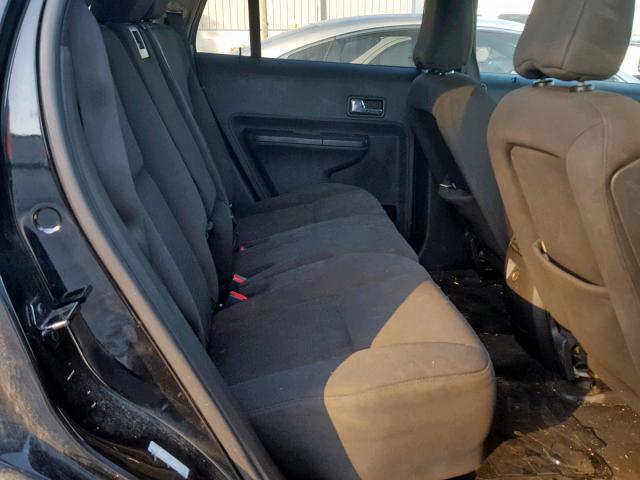 2FMDK38C48BB33796 - 2008 FORD EDGE SEL BLACK photo 6