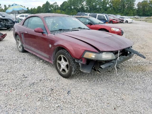 1FAFP40464F112181 - 2004 FORD MUSTANG RED photo 1