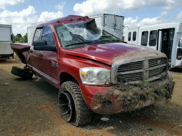 3D7KS28A58G152204 - 2008 DODGE RAM 2500 S MAROON photo 1