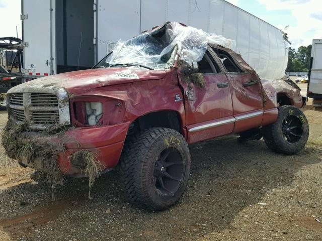 3D7KS28A58G152204 - 2008 DODGE RAM 2500 S MAROON photo 2