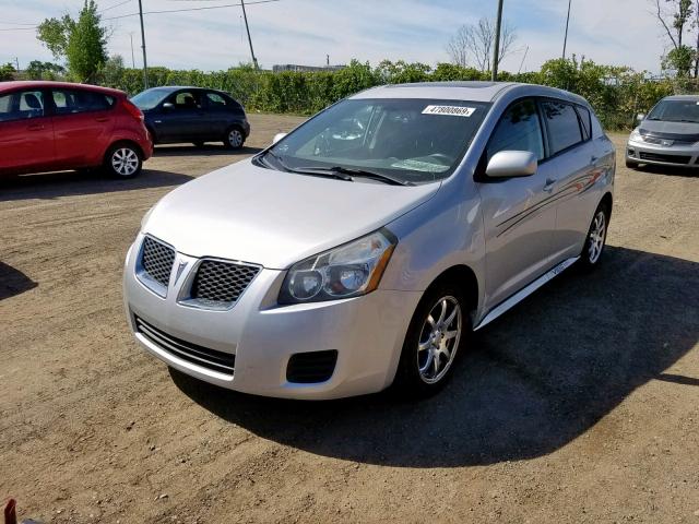 5Y2SP67889Z430578 - 2009 PONTIAC VIBE SILVER photo 2