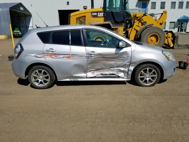 5Y2SP67889Z430578 - 2009 PONTIAC VIBE SILVER photo 9