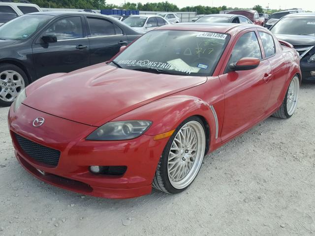 JM1FE173740133717 - 2004 MAZDA RX8 RED photo 2