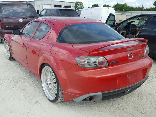 JM1FE173740133717 - 2004 MAZDA RX8 RED photo 3