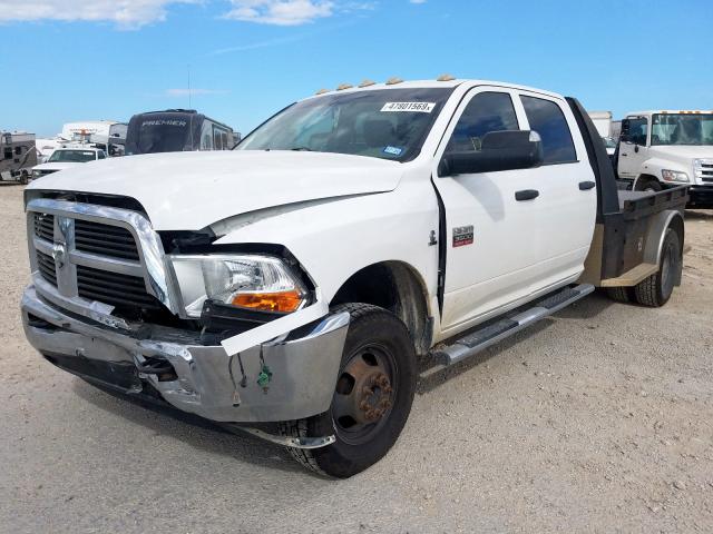 3C63DRGL0CG229470 - 2012 DODGE RAM 3500 S WHITE photo 2