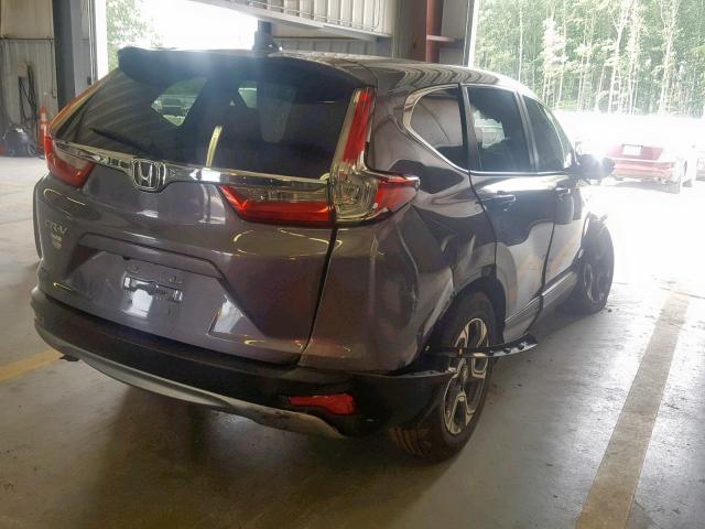 7FARW1H8XJE049171 - 2018 HONDA CR-V EXL GRAY photo 4