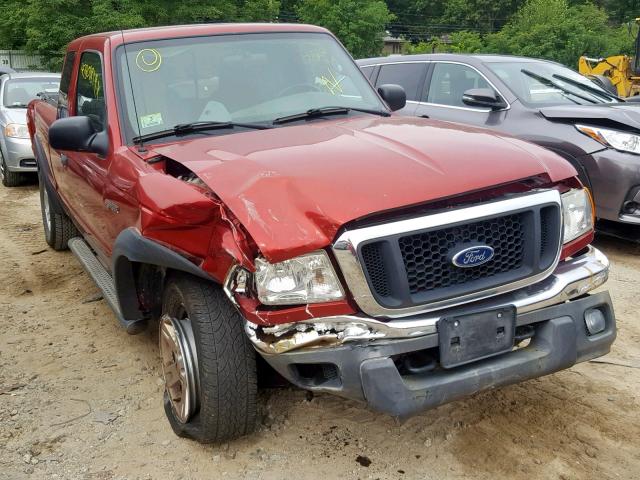 1FTZR45E35PA33355 - 2005 FORD RANGER SUP RED photo 1