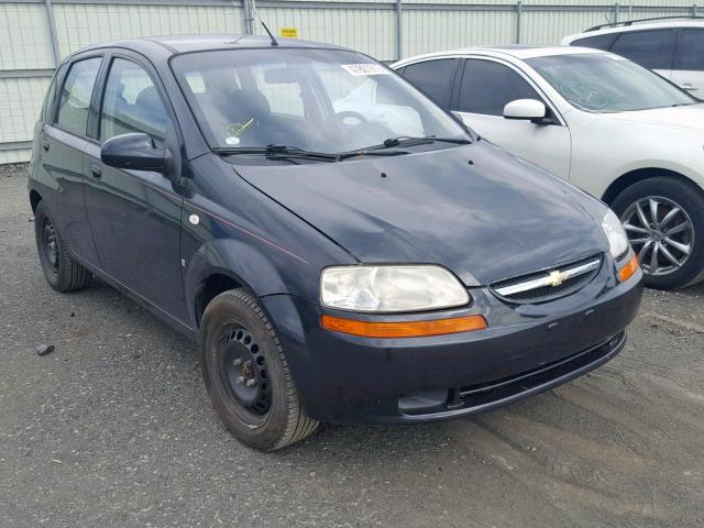 KL1TD66678B142806 - 2008 CHEVROLET AVEO BASE Қара фото 1