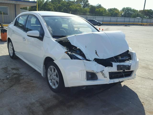 3N1AB6AP8CL672704 - 2012 NISSAN SENTRA 2.0 WHITE photo 1