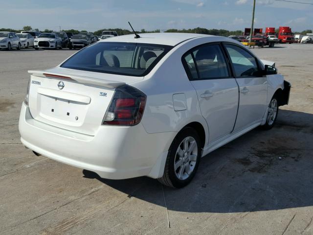 3N1AB6AP8CL672704 - 2012 NISSAN SENTRA 2.0 WHITE photo 4