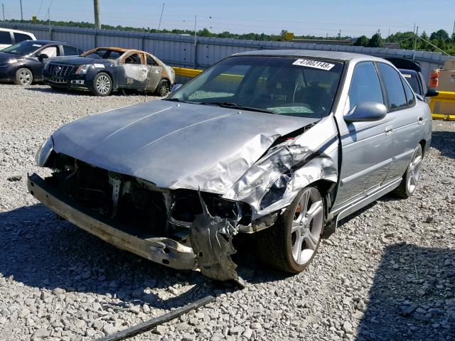 3N1AB51D53L717694 - 2003 NISSAN SENTRA SE- SILVER photo 2