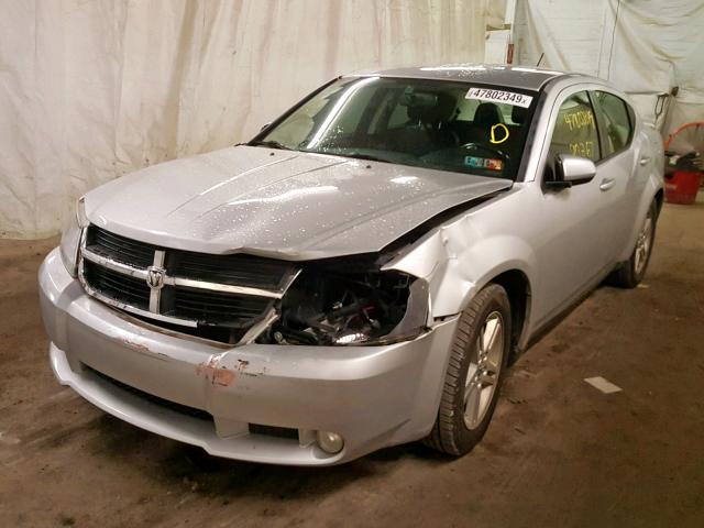 1B3CC5FB2AN161367 - 2010 DODGE AVENGER R/ SILVER photo 2