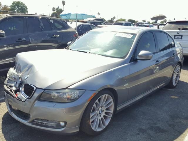 WBAPN73579A266121 - 2009 BMW 335 D GRAY photo 2