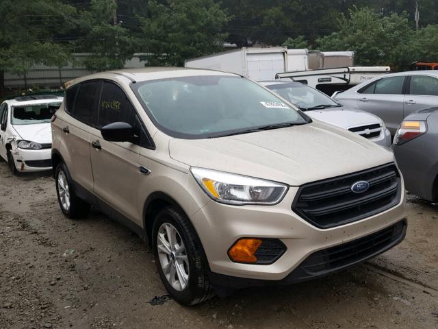 1FMCU0F72HUD59999 - 2017 FORD ESCAPE S BEIGE photo 1