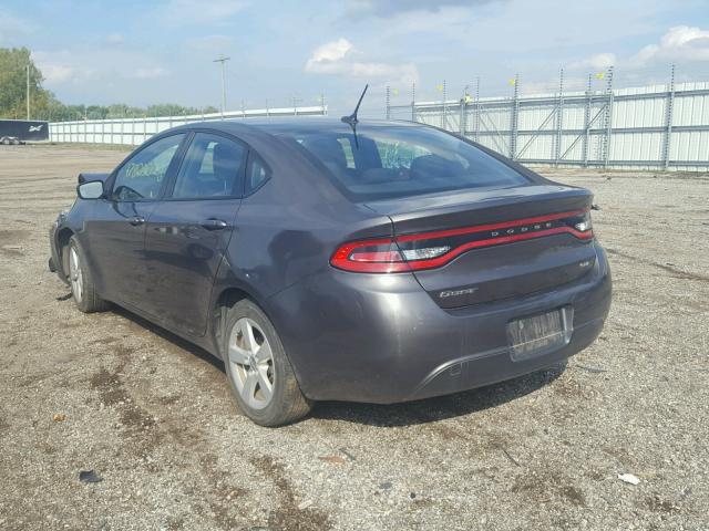 1C3CDFBB1FD336684 - 2015 DODGE DART SXT GRAY photo 3