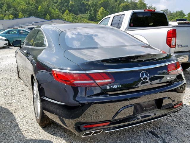 WDDXJ8GB2KA039175 - 2019 MERCEDES-BENZ S 560 4MAT BLACK photo 3