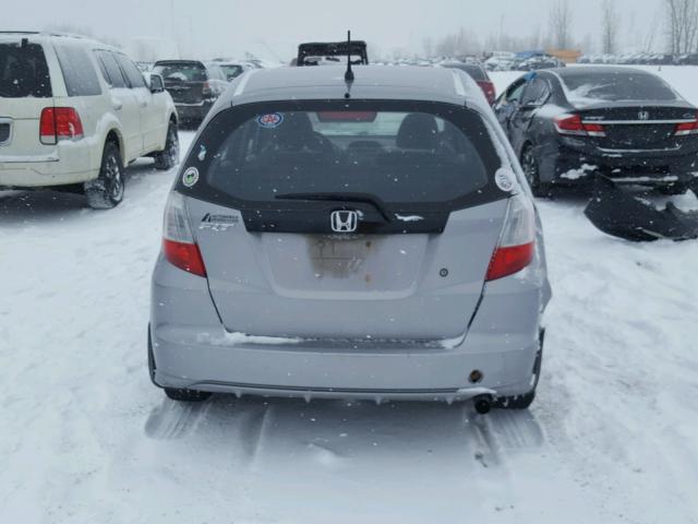 JHMGE87399S804442 - 2009 HONDA FIT DX-A SILVER photo 9