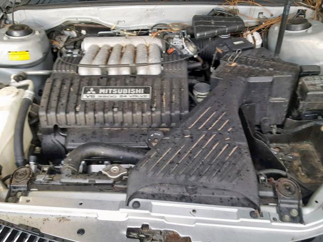 6MMAP67P14T004705 - 2004 MITSUBISHI DIAMANTE L SILVER photo 7