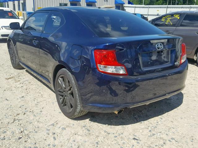 JTKJF5C72D3063901 - 2013 TOYOTA SCION TC ლურჯი ფოტო 3