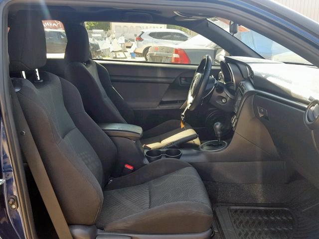 JTKJF5C72D3063901 - 2013 TOYOTA SCION TC ლურჯი ფოტო 5