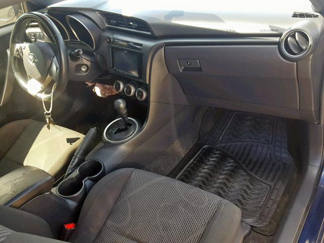 JTKJF5C72D3063901 - 2013 TOYOTA SCION TC ლურჯი ფოტო 9