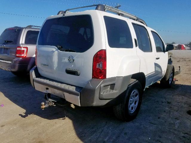 5N1AN0NW2EN808018 - 2014 NISSAN XTERRA X WHITE photo 4