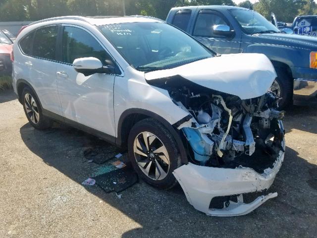 5J6RM4H93FL074102 - 2015 HONDA CR-V TOURI WHITE photo 1