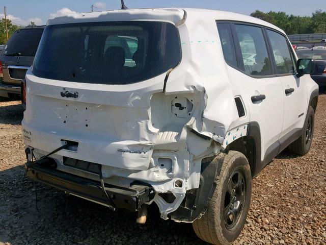 ZACCJBAB3JPH78889 - 2018 JEEP RENEGADE S WHITE photo 4